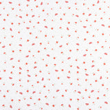 Piqué de algodão com mini flores e laços - Ribes y Casals