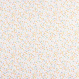 Piqué de algodão com mini flores multicoloridas - Ribes y Casals