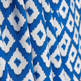 Viscose estampada Ikat azul - Ribes y Casals