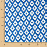 Viscose estampada Ikat azul - Ribes y Casals