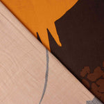 Viscose estampada Amazonia Laranja - Ribes y Casals