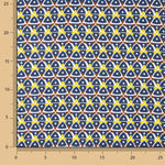 Viscose estampada Kaleido azul marinho - Ribes y Casals
