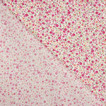 Popeline de algodão orgânico estampado Mil Flores Fúcsia - Ribes y Casals