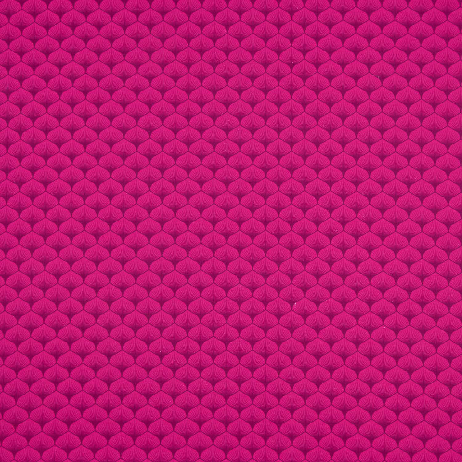 Popelina de Algodão Estampada com Leques Fúcsia - Ribes y Casals