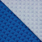 Popelina de Algodão Estampado com Leques Azuis - Ribes y Casals