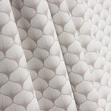 Popelina de Algodão Estampada com Leques Cinzentos - Ribes y Casals