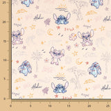 Popeline de algodão estampado Stitch y Angel - Ribes y Casals
