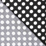 Popeline Bolas Flamenco Fundo Negro 15mm - Ribes y Casals