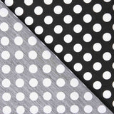 Popeline Bolas Flamenco Fundo Negro 15mm - Ribes y Casals