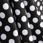 Popeline Bolas Flamenco Fundo Negro 15mm - Ribes y Casals
