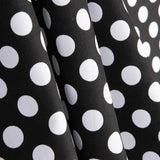 Popeline Bolas Flamenco Fundo Negro 15mm - Ribes y Casals