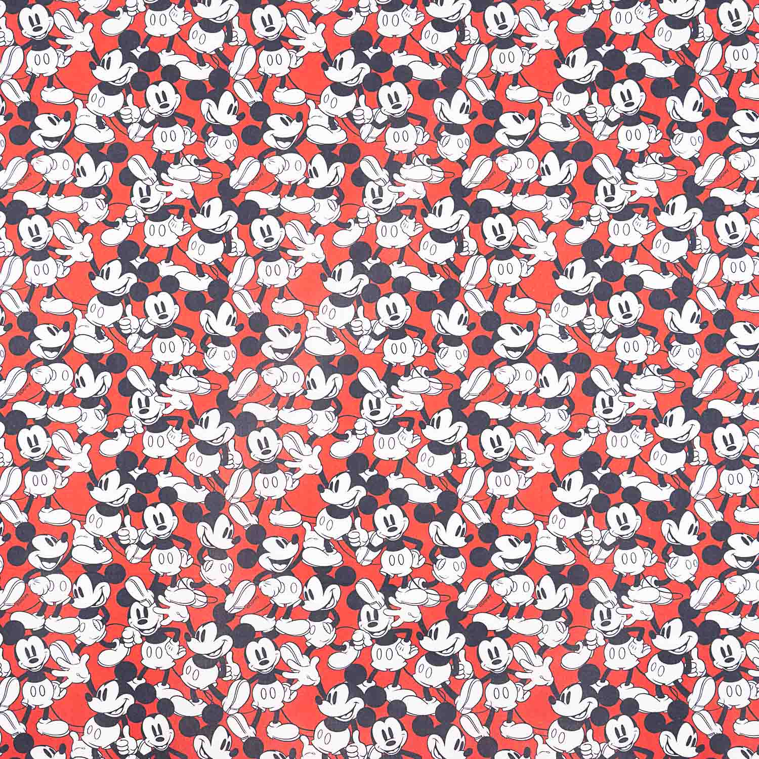 Popeline de algodão estampado Mickey Mouse - Ribes y Casals