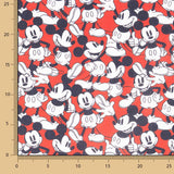 Popeline de algodão estampado Mickey Mouse - Ribes y Casals