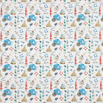 Popelina de Algodão com Estampado Marinho - Ribes y Casals