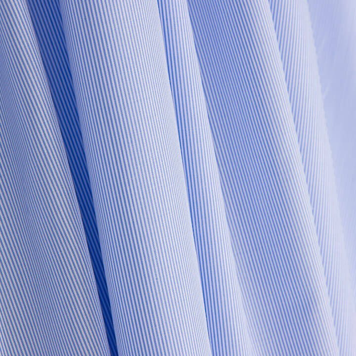 Popelina Fina Camisa Milrayas Azul - Ribes y Casals