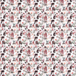 Popeline de algodão estampado com geishas japonesas - Ribes y Casals