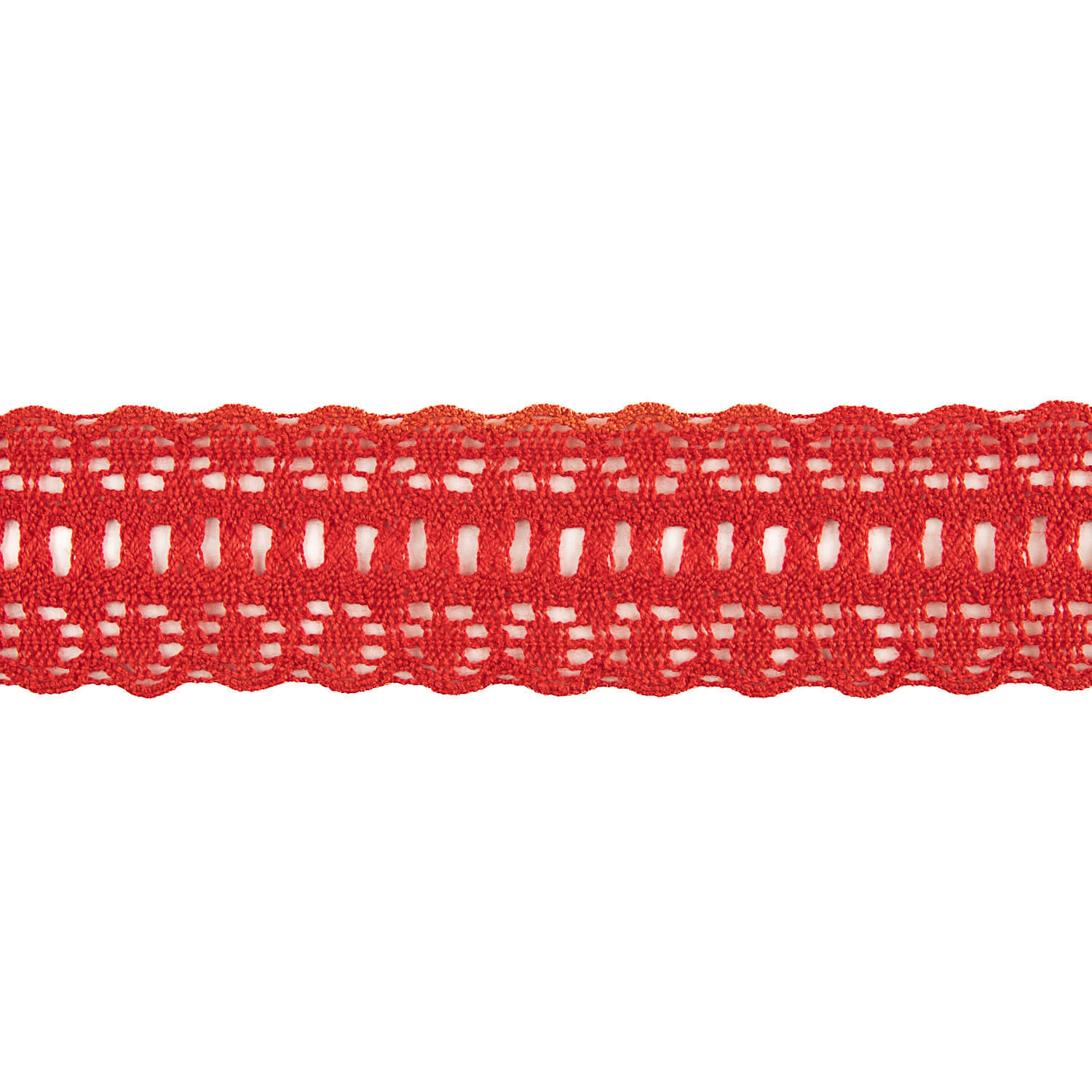 Fita De Renda 4255 Vermelho 114 - Ribes y Casals