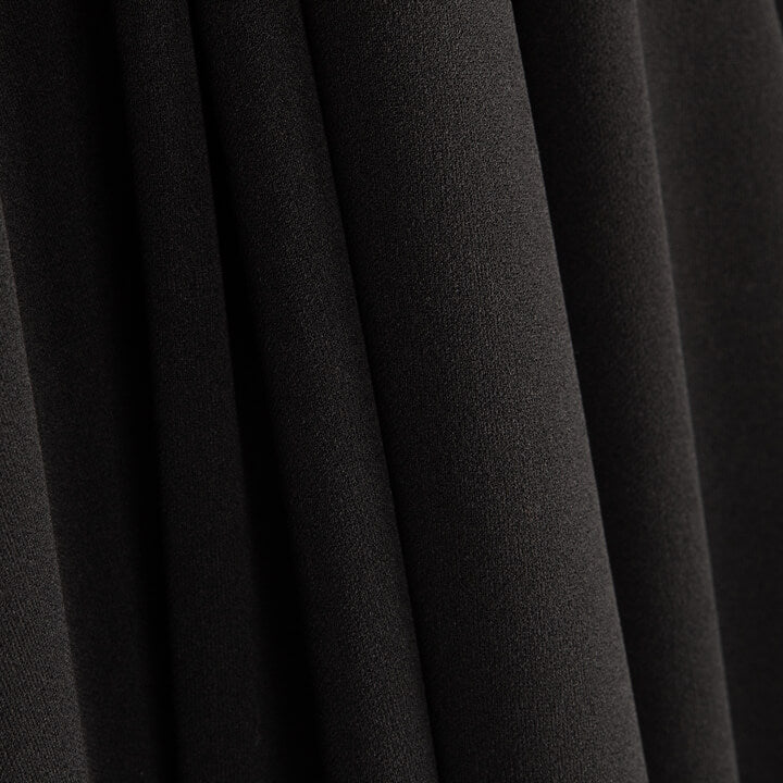 Malha Crepe Neoprene New Preto - Ribes y Casals