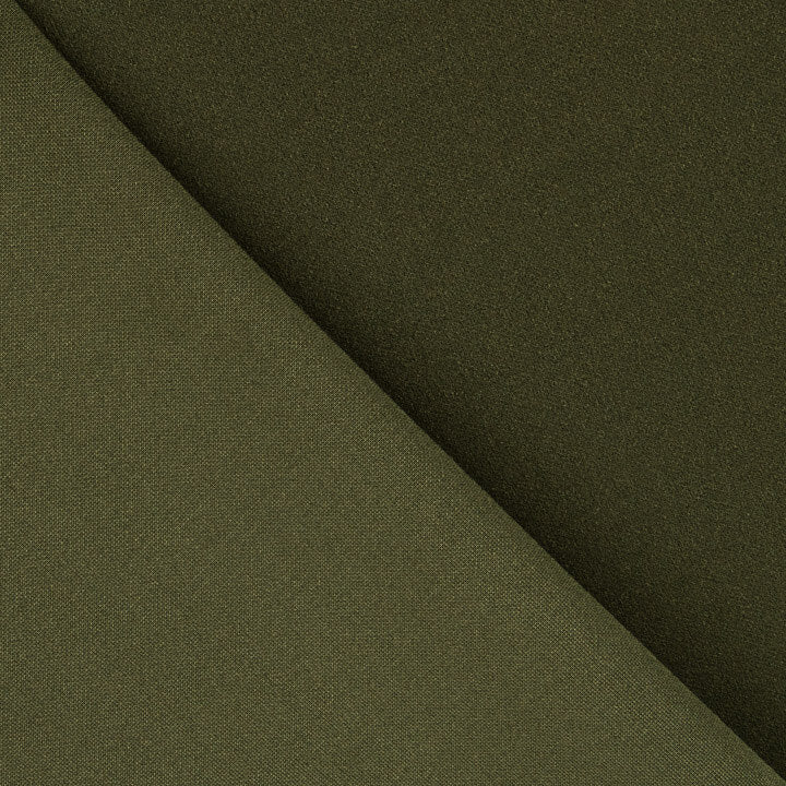 Malha Crepe Neoprene New Verde Caqui - Ribes y Casals