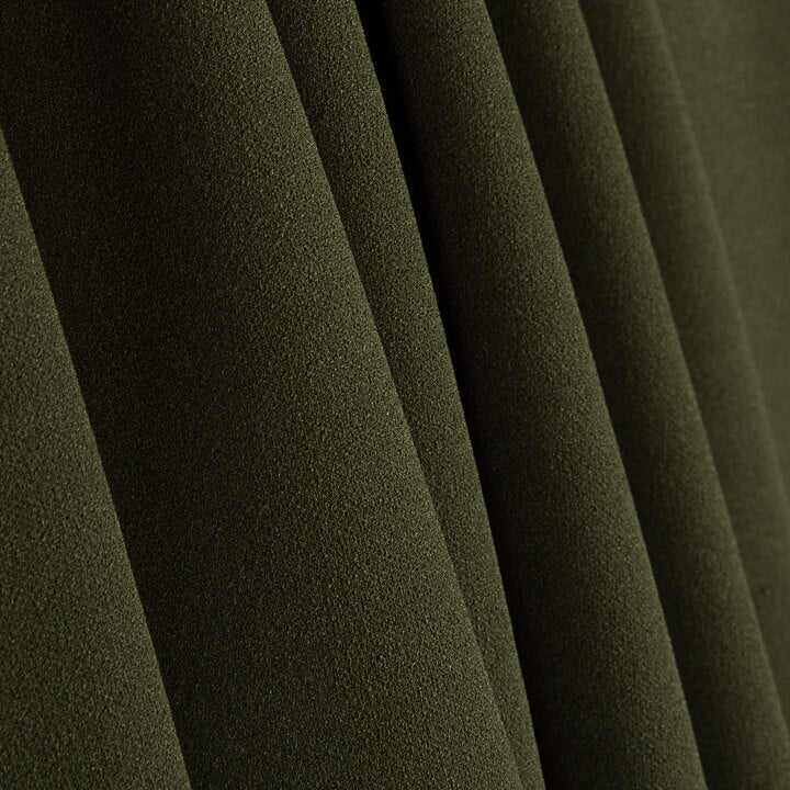 Malha Crepe Neoprene New Verde Caqui - Ribes y Casals