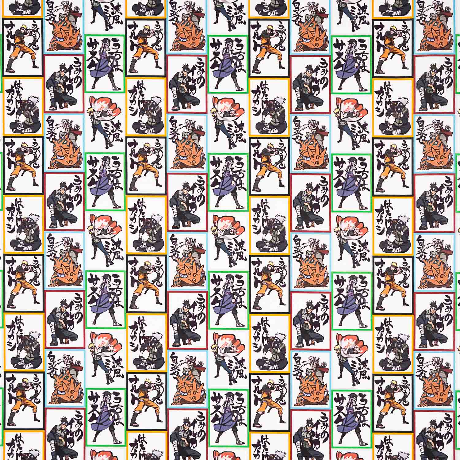 Popeline de algodão estampado Naruto - Ribes y Casals