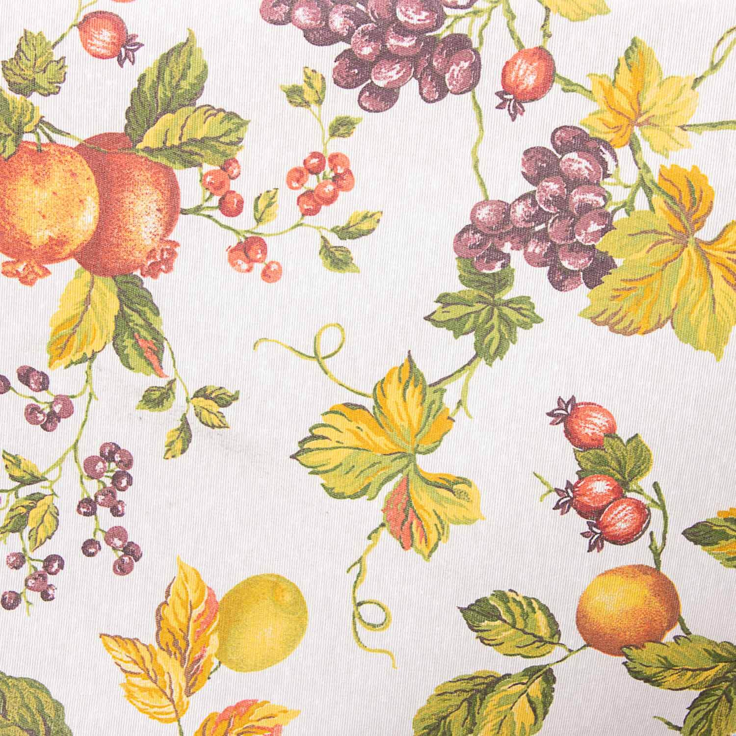 Toalha de Mesa Resinada Frutas Vintage Branca - Ribes y Casals