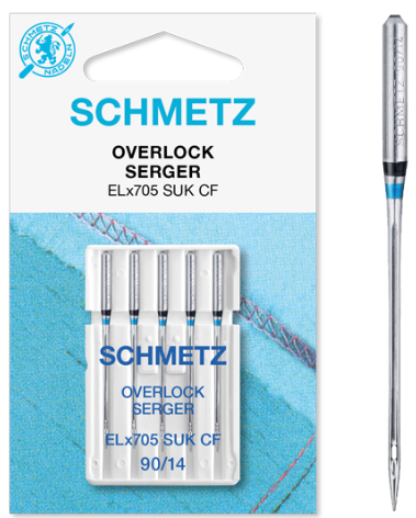 Agulhas Schmetz Overlock ELx705 SUK CF Jersey - Ribes y Casals