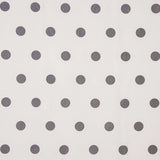 Fama Cinza Bolinhas Flocked Cinza 30mm - Ribes y Casals