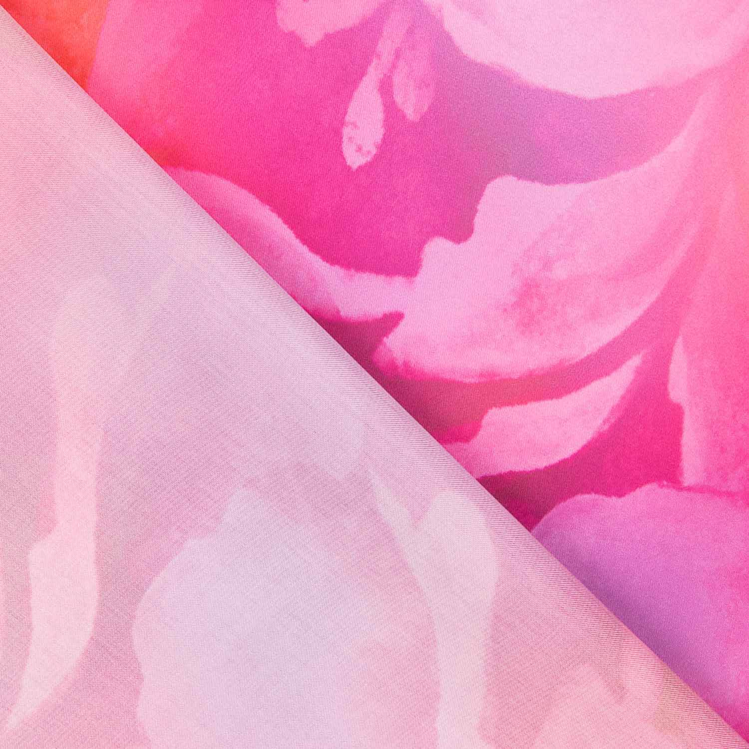 Cetim estampado Flash Fúcsia - Ribes y Casals