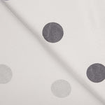 Fama Cinza Bolinhas Flocked Cinza 30mm - Ribes y Casals