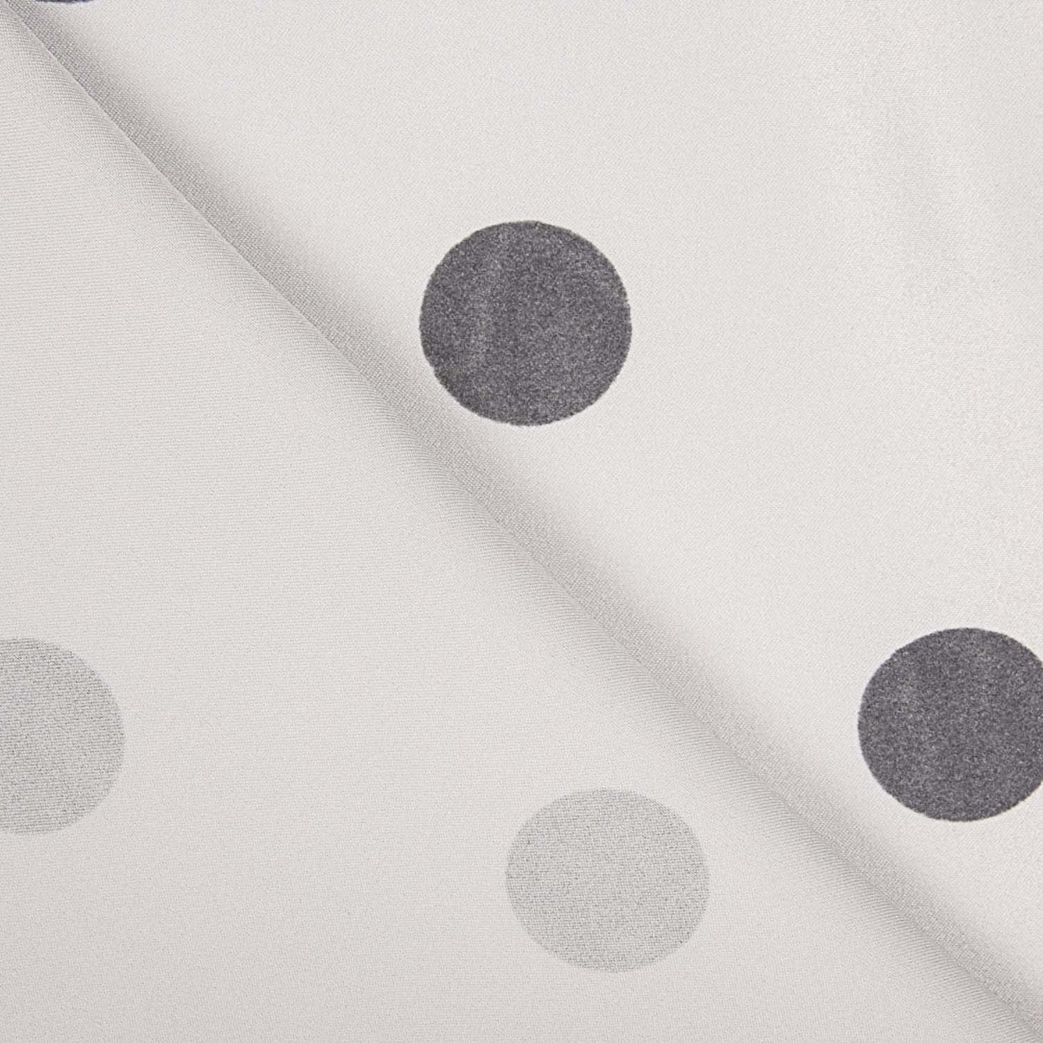 Fama Cinza Bolinhas Flocked Cinza 30mm - Ribes y Casals