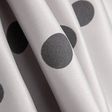 Fama Cinza Bolinhas Flocked Cinza 30mm - Ribes y Casals