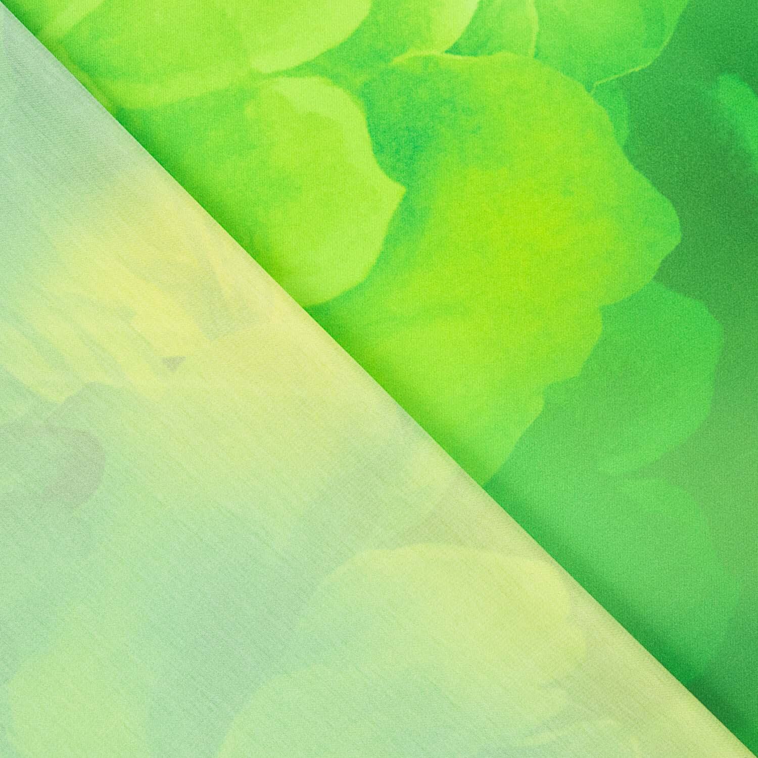 Cetim estampado Flash Verde - Ribes y Casals