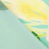 Satinado estampado Maxi Flor Verde - Ribes y Casals