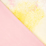 Cetim estampado Petúnia Bege - Ribes y Casals