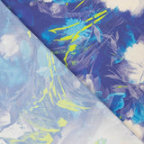 Cetim estampado Riga azul - Ribes y Casals