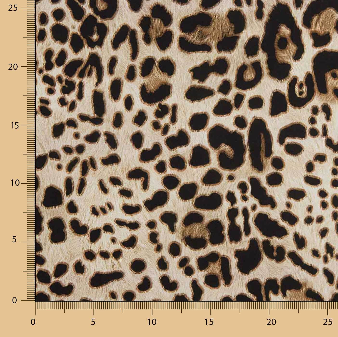 Cetim Poliéster Leopardo Chic - Ribes y Casals