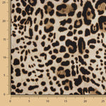 Cetim Poliéster Leopardo Chic - Ribes y Casals