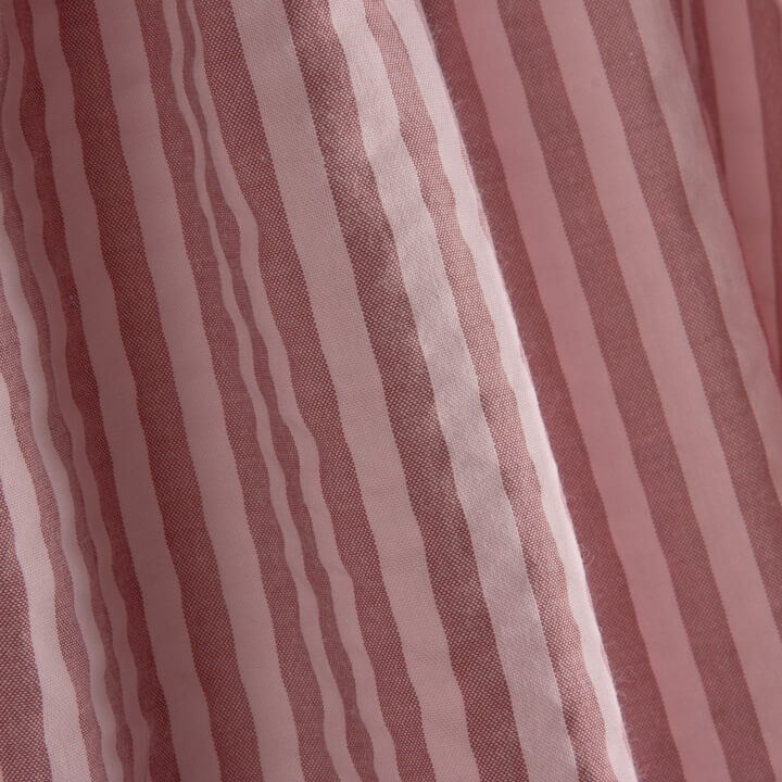Seersucker às riscas rosa pálido - Ribes y Casals