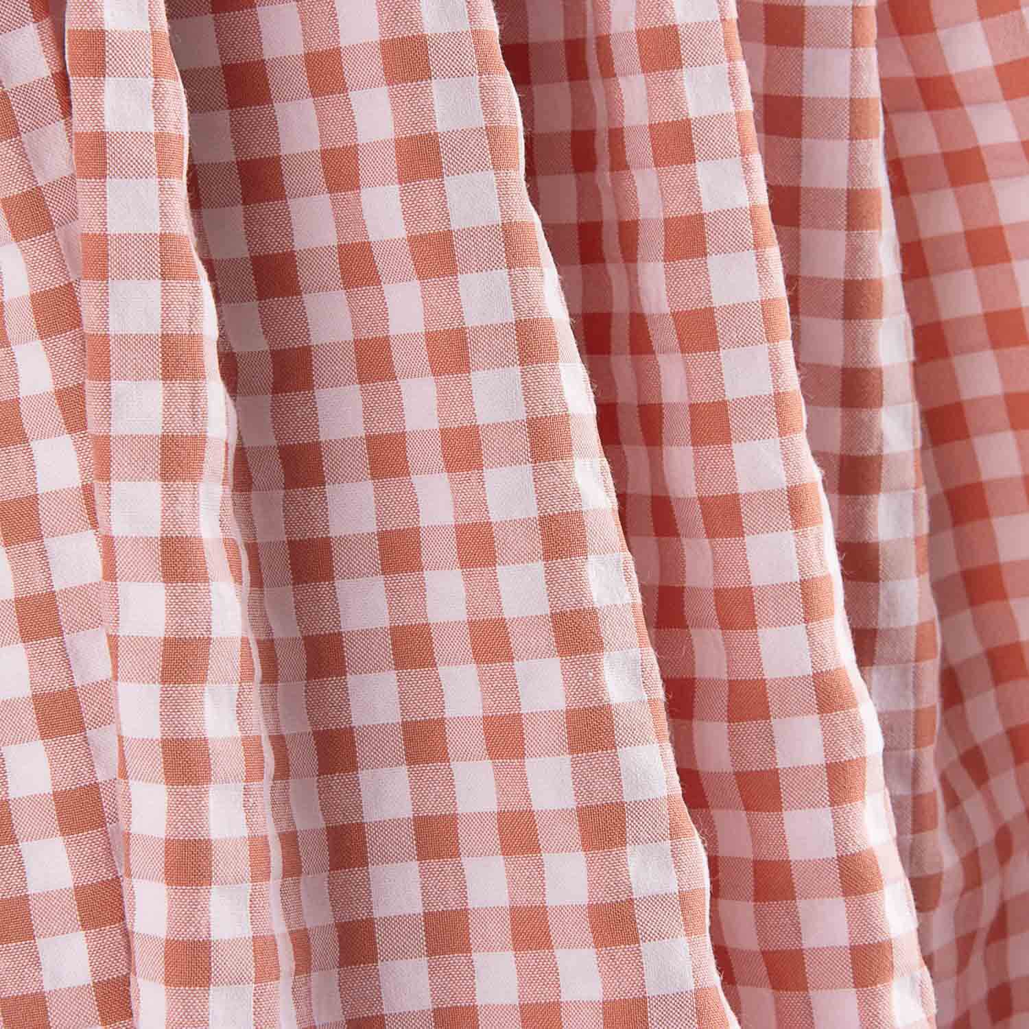 Seersucker Quadrados Vermelhos - Ribes y Casals