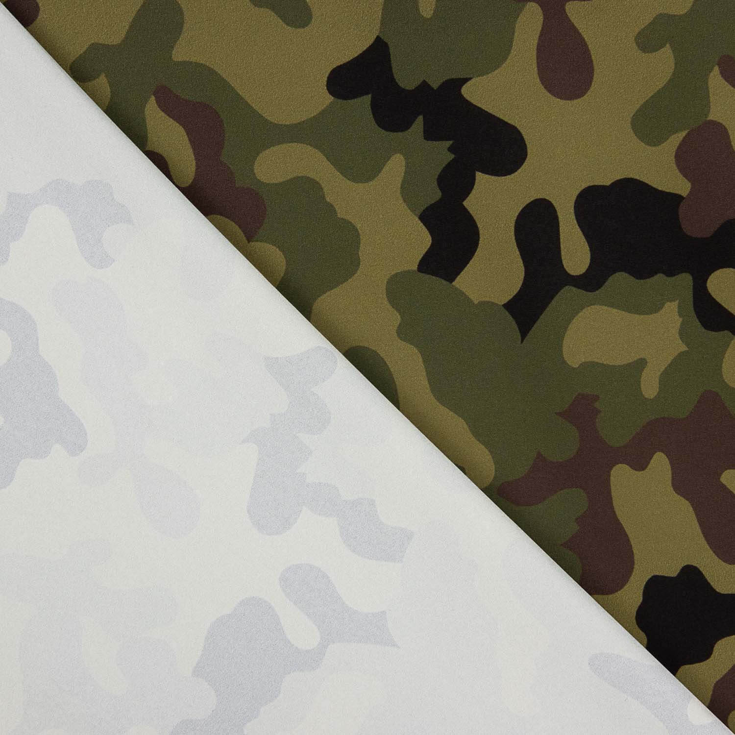 Fibra Técnica Sorona Estampado Camuflagem Verde - Ribes y Casals