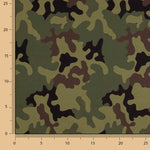 Fibra Técnica Sorona Estampado Camuflagem Verde - Ribes y Casals
