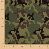 Fibra Técnica Sorona Estampado Camuflagem Verde - Ribes y Casals