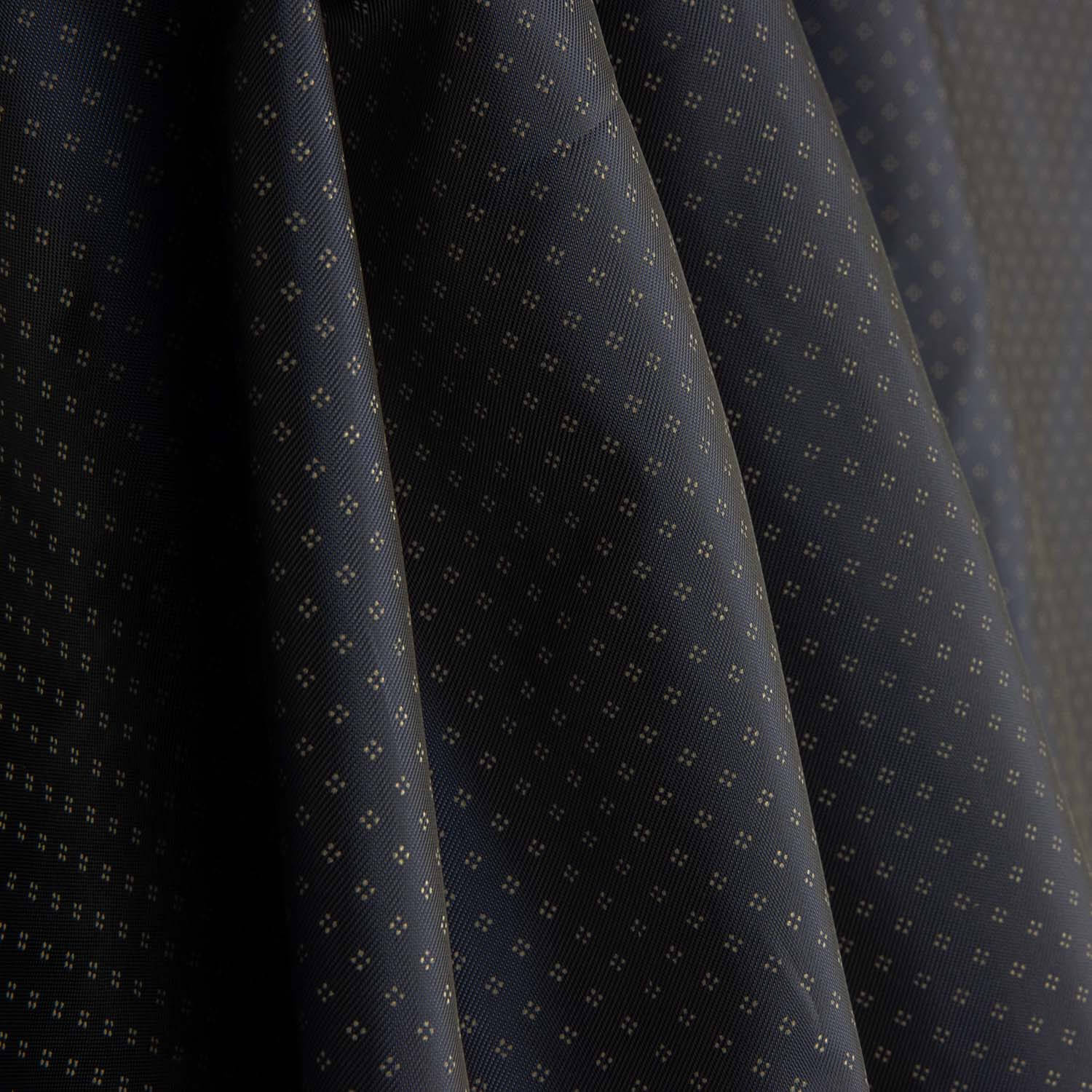 Forro Poliéster Azul Intenso Estampado Corbatero - Ribes y Casals