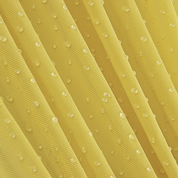 Tule Elástico Amarelo com Efeito de Gotas de Água - Ribes y Casals