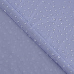 Tule Elástico Azul Lavanda com Efeito Gotas de Água - Ribes y Casals
