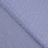 Tule Elástico Azul Lavanda com Efeito Gotas de Água - Ribes y Casals