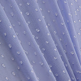 Tule Elástico Azul Lavanda com Efeito Gotas de Água - Ribes y Casals
