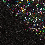 Tule Fantasia Preto com Tecido de Lantejoulas Multicoloridas - Ribes y Casals