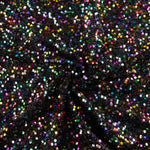 Tule Fantasia Preto com Tecido de Lantejoulas Multicoloridas - Ribes y Casals